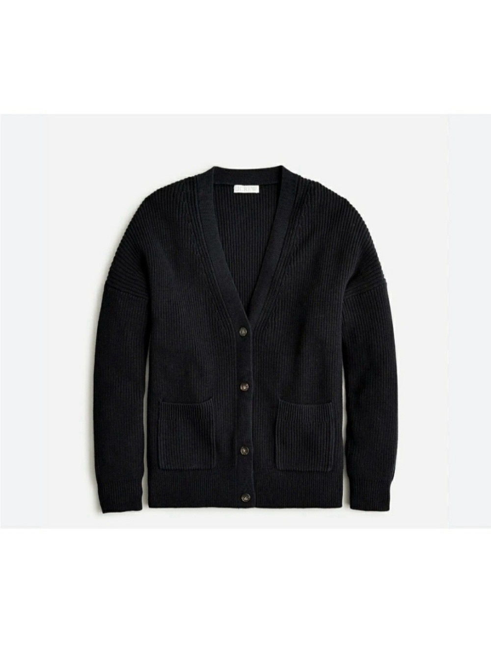 J. Crew v neck cotton cashmere cardigan sweater NWOT
